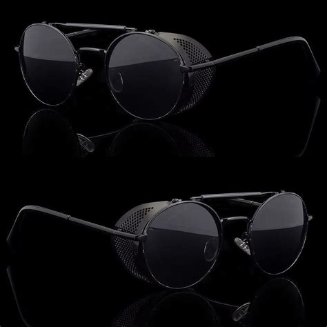 mens sunglasses with side shield|retro sunglasses with side shields.